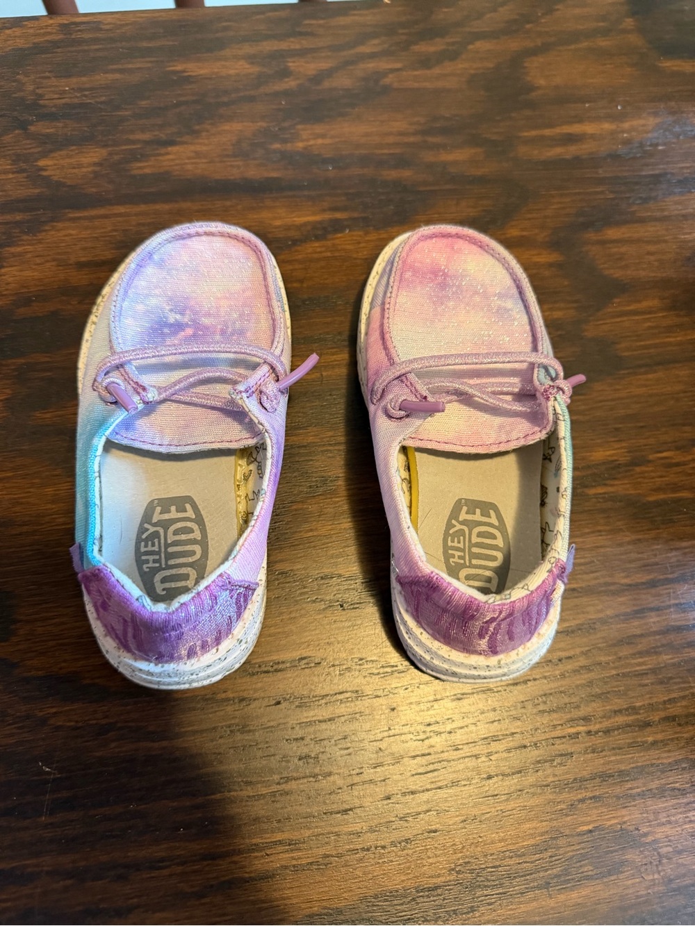 Hey Dude Kids' Sparkle Pink Slip-On Shoes